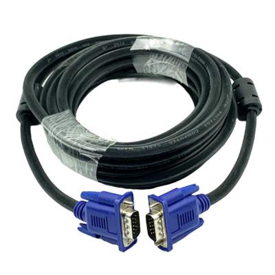 China High quality car blue 15pin male to male VGA cable3+6 monitor VGA to VGA cable1.5m 3m 5m 10m 20m 30m for sale