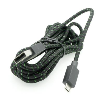 China 2.7M 9FT Braided Cable 2.7M Official Braided 9FT USB Charging Cable For Xbox One Elite Controller Cord for sale