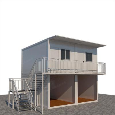 China New Modern Custom Luxury 2 Story Container Home With Garage For Sale for sale