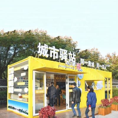 China DIY Modern Design Flat Pack Modern Prefab Tiny House For Cafe for sale