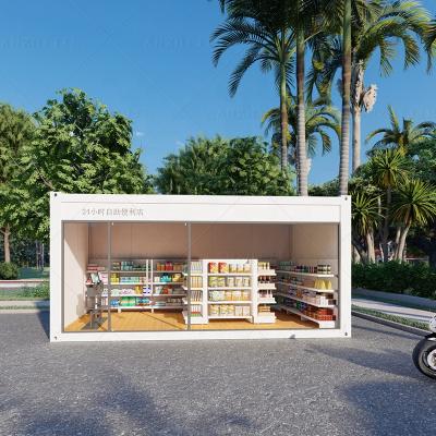 China Modern Design Modern Porcelain Homes Prefab Grocery for sale