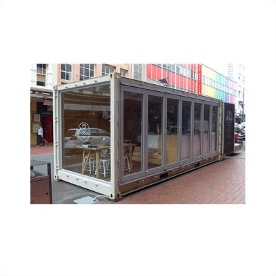 China Modern Prefab Home Container 20ft Container Cafe Homes for sale