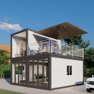 China Modern Design Complete Peru Prefab Container House for sale