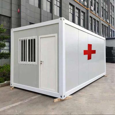 China Flat Pack Modern Mining Prefab Labor Camp Camp Hospital Container House for sale