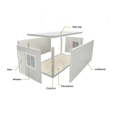 China Modern Portable Office Modular Prefab Home Storage Container Houses Prefab Container House for sale