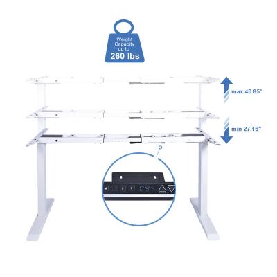 China 2021 Hot Sale Small Sit Stand Desk Frame Adjustable (Height) Timer Lifting Computer Desk Adjustable for sale