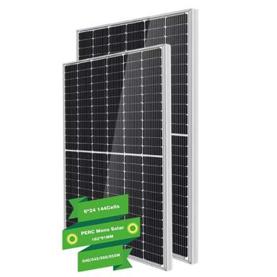 China China factory High Efficiency 400w 500w 600w Half Cut Cell PERC monocrystalline solar panels MBB-182X91mm Mono Perc for sale