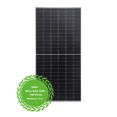 China Promotion 500W 400 Watt Black 450W 540W Paneles Solares monocrystalline solar panel MBB-182X91mm Mono Perc for sale