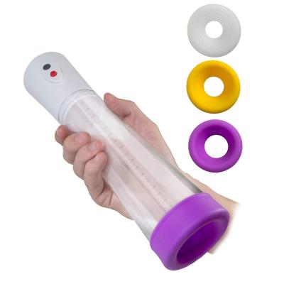 China OEM ODM Easy To Use Electric Pump Adult Sex Toys Male Penis Enlargement Vacuum Pump Machine For Men for sale