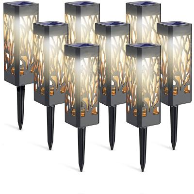 China Wholesale Hollow-Carved Design LED Garden Lights Solar Lamp Yard Landscape Lawn Decoration Stick Solar Outdoor Garden Lamp for sale