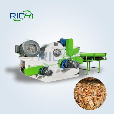 China Factory RICHI Large RIGX 218 Drum Wood Chipper For 300MM 30CM Palm Log Wood MDF for sale