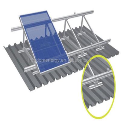 China Adjustable PV Home Flat Roof Angle Solar Panel Project Energy Bracket Chassis Support System for sale