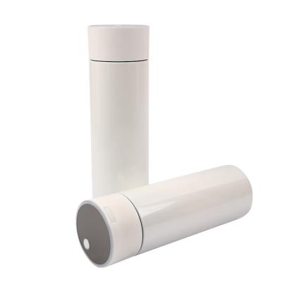 China Viable Stainless Steel Smart Tumbler Flasks Self Cleaning Vacuum Thermos Smart Self Cleaning Water Bottle UV-C Led for sale