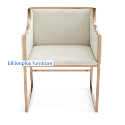 China Contemporary New Arrival Elegant Gold Stainless Steel Hotel Wedding Brass Wren Dining Chair 2019 for sale