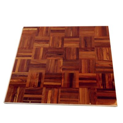 China Good quality contemporary portable natural wood veneer high gloss dance floor for wedding event for sale