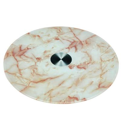 China 360 Degree Turntable South African Five Star Hotel Use Marble Lazy Susan Turntable Lazy Susan for sale