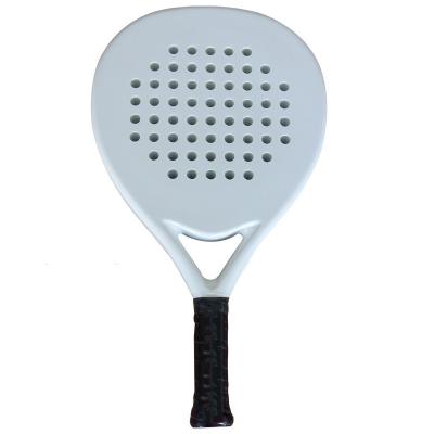 China Outdoor sport game carbon fiberglass China OEM factory logo graphite padel racket EVA foam core paddle tennis racket for sale