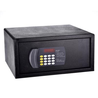 China Black Steel Fireproof Material Important Security Documents Storage and Home Security Secret Safe, 200*420*370mm Electronic Safe Box for sale