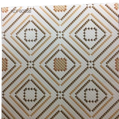 China Fujian Minqing Standard Antique Absorption Tile Low Water 600*600 Fully Glazed Indoor Floor Tile for sale