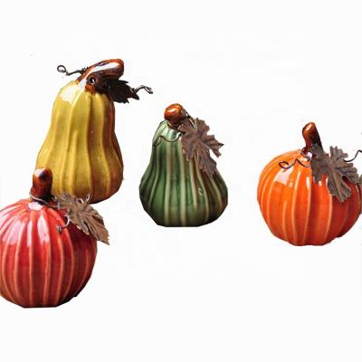 China Europe Fall Harvest Pumpkin Decorations Inspirational Thanksgiving Tabletop Home Country Decorative Props for sale