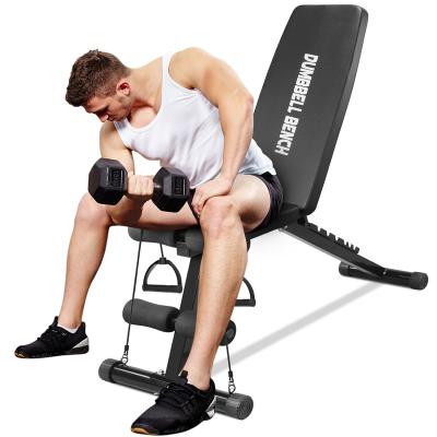 China Living Room Adjustable Weight Bench For Home Gym Sturdy Universal Foldable Bench Equipment Gym Weightlifting Heavy Duty Bench for sale