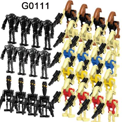 China New StarWars Toy G0111 2023 Series Battle Droid IG-88 Rattle Robot Mini Action Figures Building Block Toys For Children Educational Gift for sale