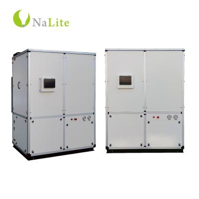 China Hotels Nalite Ventilation System Commercial Dehumidifier Desiccant Restoration For Greenhouse Industrial 168liter Air Handling Unit for sale