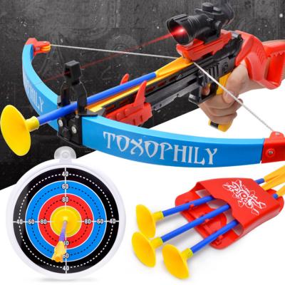 China Eco-Freindly Children's Game Outdoor Hunting Toy Led Luminous Recurve Archery Archery Toy Set for sale