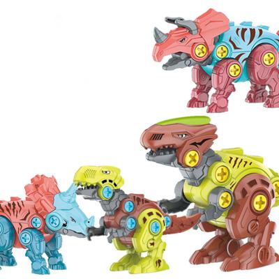 China Cartoon Toy Educational Toys Assembling Dinosaur 3d Puzzle Diy Set for sale