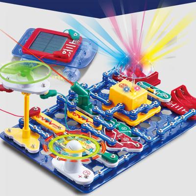 China Building Toy Luxury Assembly Towers Electronic DIY Building Blocks Kit Kids Toys for sale