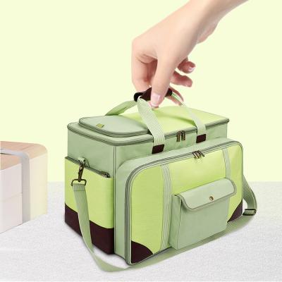 China New Arrival Sale Picnic Cooler Lunch Bag Waterproof Warm Thermal Green Cooler Bag Waterproof Picnic Bag for sale