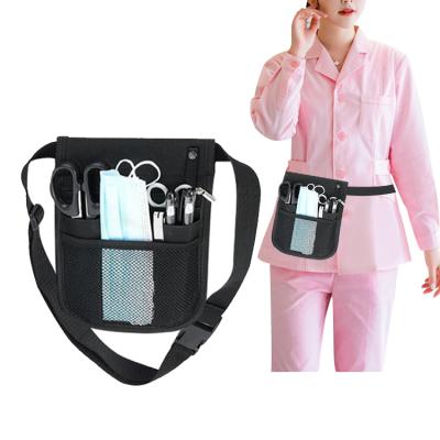 China Multi Pocket Nurse Water Proof Pockets Nurse Waist Bag Waterproof Pussy Pack For Student And Nurse Use for sale