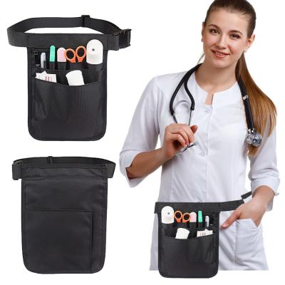 China Multi-Compartment Waist Bag Nurse Pocket Organizer Water Proof Pouch Gear Hip Medical Duty Bag for sale