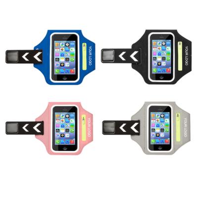 China Waterproof Custom Logo Printed Cell Phone Holder Armband Sports Running Armband For Large Mobile Phone for sale