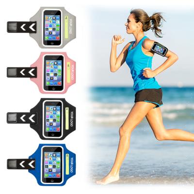 China Customized Anti-fall Supported Armband Mobile Running Fingerprint Touch Sports Armband Smartphone Armband for sale