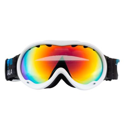 China SKI Rabigala Sports Ski Goggles Over The Snow Snowboard Custom Goggles Anti Fog Uv400 Winter Glass Lens For Adult for sale