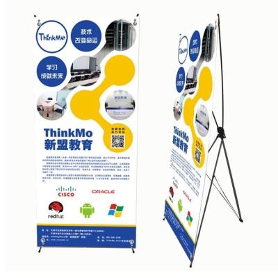 China Supermarket or store promotion x banner makers, x structure banner stand, economy x banner for sale