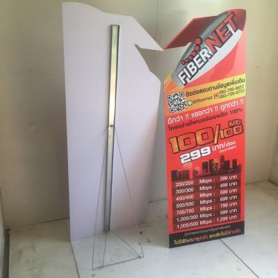 China PVC Foam Board With Metal Stand Hot Selling Display Standee Board For Advertising for sale