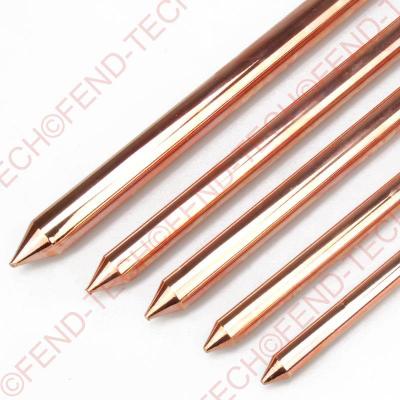 China copper clad steel ground rod smelting products factory supply ZHIYUANG01 for sale