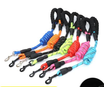 China C&C EVA DETACHED Handle Reflective Nylon Dog Leash 6 Feet Nylon Dog Leash for sale