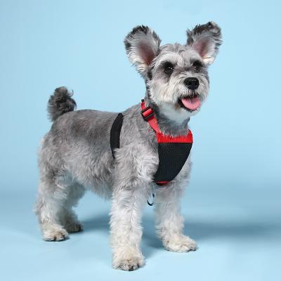 China DETACHED No Easy Pull Dog Harness Custom Padded Airmesh Dog Harness Adjustable Walking Dog Seat Belt For Petshop for sale