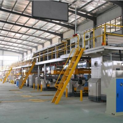 China Famous Brands High Quality Products 5 Ply Corrugated Cardboard Production Line Used for sale