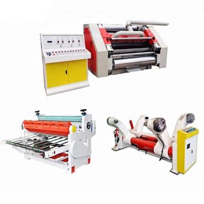 China High Efficiency LuYuan Single Facer Creasing Machine 2 Ply Corrugated Line for sale