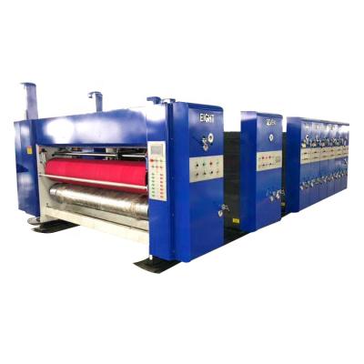 China LY-1224 Full Automatic Factory Style Flexo Ink 4 Colors Printing Slotting Die Cutting Machine for sale