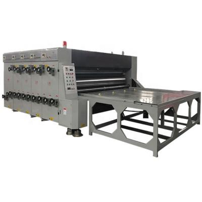 China Semi-automatic corrugated box making machine carton box flexo printing machine price for sale