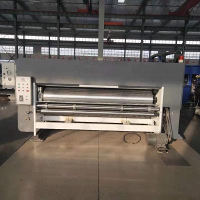 China Semi-automatic corrugated carton box making machine LY480 two color flexo printer slotter cartoning machine for sale