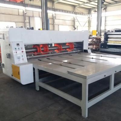 China Factory Rotary Chain Feeding Slotting Cardboard Machine Semi-automatic Chain Printer Slotter Feeder Machine for sale