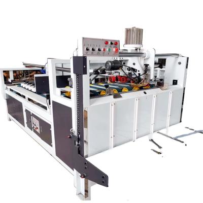 China High Quality Hot Sale Semi-automatic CLOTHING Corrugated Cardboard Folder Gluer for sale