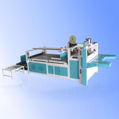 China Goods Semi Automated Cardboard Folding Gluing Machine For Corrugated Cardboard Boxes for sale