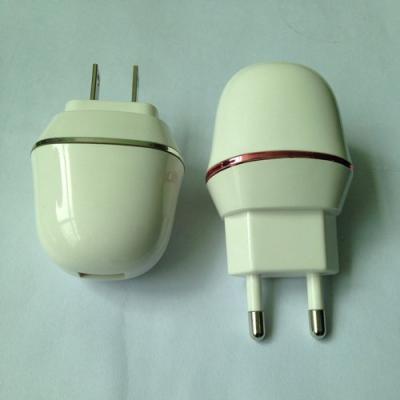 China milk white USB car charger for sale